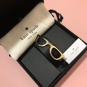Kate spade golden glasses bangle